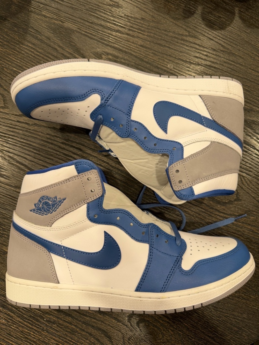 Nike Air Jordan 1 Retro High OG True Blue Men's size 12.5 - Picture 1 of 10